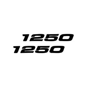1250 Engine Badge Stickers (2-Pack) – Cruiser & ADV Bike Decal
