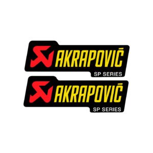 Akrapovic SP Series Stickers (2-Pack) – Race Badge Decals