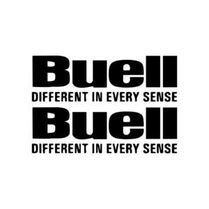 Buell Different in Every Sense Stickers (2-Pack) – Die-Cut