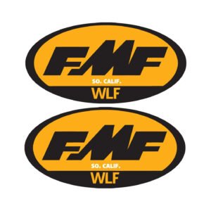 FMF Style 4 Stickers Decals (2-Pack) - Motocross Racing & MX Plastic Style