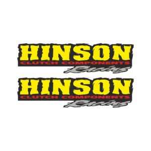 Hinson Clutch Components Stickers – Motocross MX Racing Decals (2-Pack)