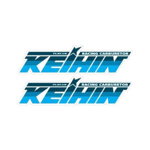 Keihin Racing Stickers Decals (2-Pack) - Motorcycle & Carburetor Style