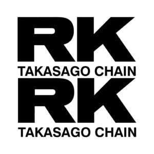 RK Takasago Chain Logo V1 Stickers Decals (2 pcs) motorcycle drivetrains and race bikes