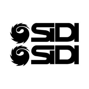 Sidi Logo V2 Stickers Decals (2 pcs) professional race bikes and paddock setups
