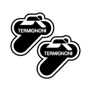 Termignoni Logo V1 Stickers Decals (2 pcs) performance exhaust systems and race bikes