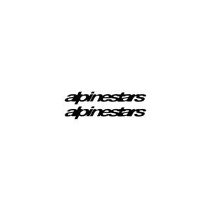 Alpinestars Wordmark Stickers – Text Logo Decals (2-Pack)