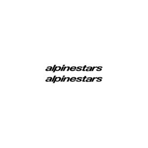 Alpinestars Italic Wordmark Stickers (2-Pack) – V2 Logo Decals