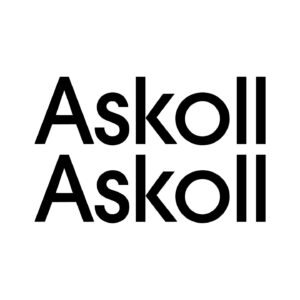 Askoll Stickers – Electric Scooter Wordmark Decals (2-Pack)
