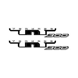 Benelli Tornado TnT 300 Emblem Stickers (2-Pack) – Spaced Lettering