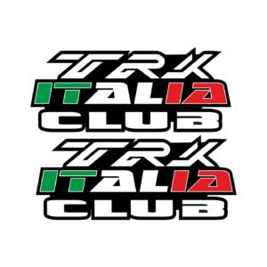 Benelli TRK Italia Club Stickers (2-Pack) – Tricolour Lettering Pair