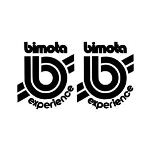 Bimota Experience Emblem Decals (2-Pack) – Stacked Die-Cut Logo