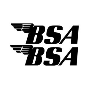BSA Classic Winged Logo Decals (2-Pack) – Single Colour Die-Cut