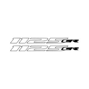 Buell 1125CR Stickers (2-Pack) – Outline Numerals With Solid CR