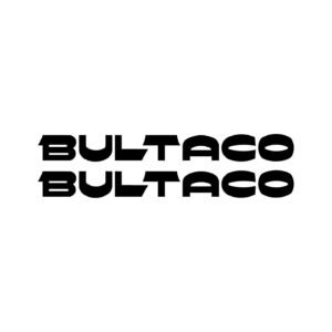 Bultaco Logo Decals – Classic Off-Road Bodywork Lettering Vinyl