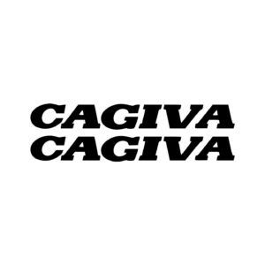 Cagiva Slab-Serif Lettering Stickers (2-Pack) – Tank & Panel Decals
