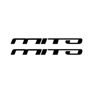 Cagiva Mito Solid Lettering Stickers (2-Pack) – Wide Italic Decals