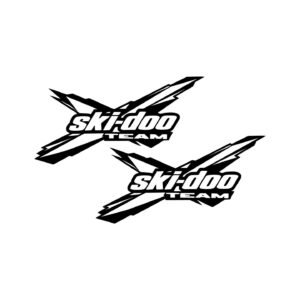 Can-Am Ski-Doo Style 2 Decals (2pc) - Snowmobile Tunnel & Fairing