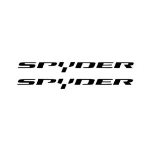 Can-Am Spyder Trike Decals (2pc) - Body Panel & Fairing Lettering
