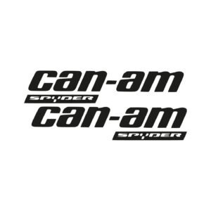 Can-Am Spyder Trike Decals (2pc) - Front Fairing & Side Panel Logo