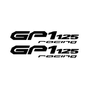Derbi GP1 125 Decals (2pc) - Racing Scooter Fairing & Panel Graphics
