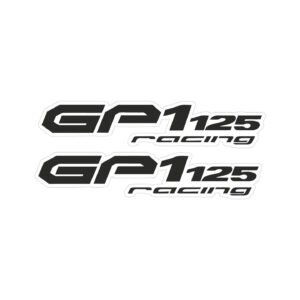 Derbi GP1 125 Racing Graphic Pair (2-Piece) Stickers Decals for Scooter Fairings