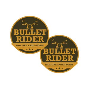 Enfield Bullet Rider Graphic Pair (2-Piece) Stickers Decals for Classic Builds