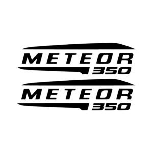 Enfield Meteor 350 Decals (2pc) - Cruiser Side Panel & Tank Logo