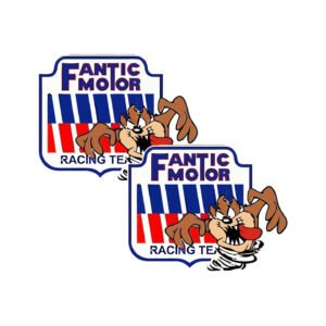 Fantic Taz Graphic Pair (2-Piece) Stickers Decals for Motocross Plastics