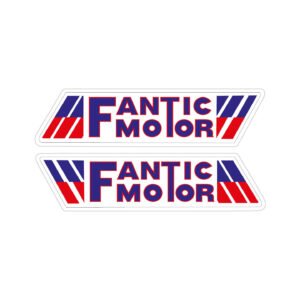 Fantic Motorcycles Logo Pair (2-Piece) Stickers Decals for Off-Road Panels