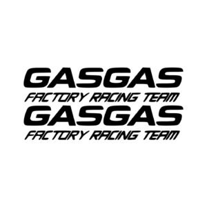 GasGas Factory Racing Decals (2pc) - Motocross Fairing Team Graphics