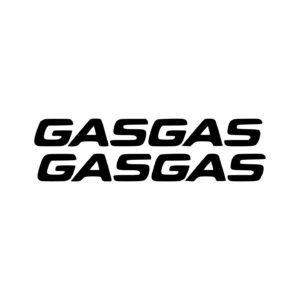 GasGas Lettering Decals (2pc) - Enduro & MX Plastic Logo Vinyl