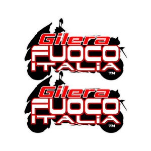 Gilera Fuoco Italia Graphic Pair (2-Piece) Stickers Decals for Performance Scooters