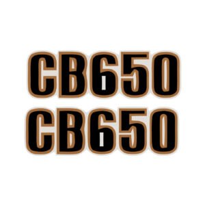 Honda CB650 Stickers – CB650 CB650F CB650R Naked Bike Decals (2-Pack)