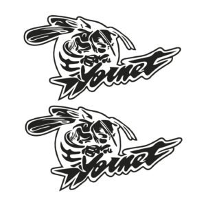 Honda CB Hornet Bee Style 2 Stickers Decals (2-Pack) - Graphic Accent Style