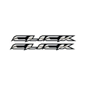 Honda Click Scooter Panel Decals (2pc) - City Riding Customization Stickers
