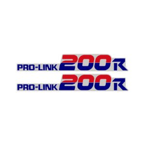 Honda CR200R Pro-Link Style 2 Decals (2pc) - Updated Off-Road Plastic Graphics