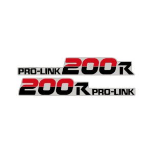 Honda CR200R Pro-Link Style 3 Decals (2pc) - Premium MX Bodywork Stickers