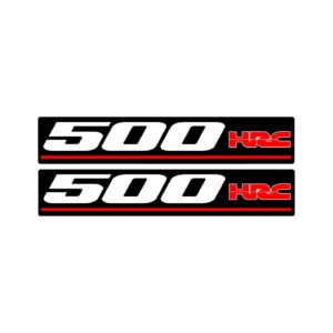 Honda CR500 HRC Decals (2pc) - Factory Racing Branding Motocross Stickers