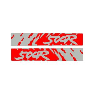 Honda CR500R Stripe Style 2 Decals (2pc) - Updated MX Striping Stickers