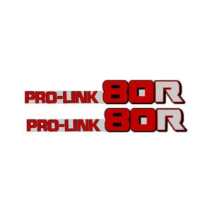 Honda CR80R Style 2 Mini MX Decals (2pc) - Off-Road Panel Race Graphics
