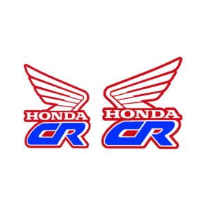 Honda CR Wings Style 3 Stickers – Off-Road Bodywork Panel Decals (2-Pack)