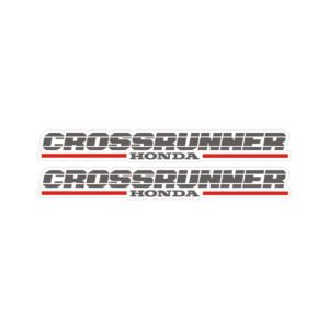 Honda Crossrunner Style 5 Decals (2pc) - Refined Panel Touring Stickers