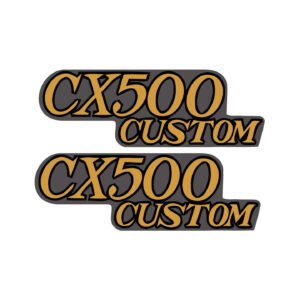 Honda CX500 Custom Stickers – Café Racer Bobber Classic Tank Decals (2-Pack)