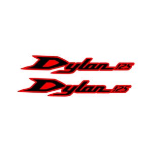 Honda Dylan 125 Style 3 Decals (2pc) - Premium Urban Scooter Graphics