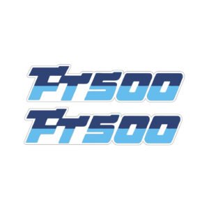 Honda FT500 Style 2 Decals (2pc) - Classic Street Bike Tank Stickers