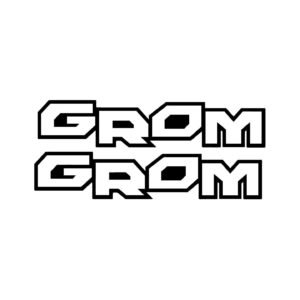 Honda Grom Retro Decals (2pc) - Mini Street Motorcycle Body Panels