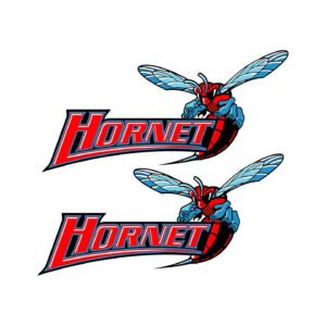 Honda Hornet Style 2 Variant Decals (2pc) - Alternate Panel Graphics