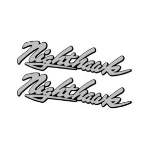 Honda Nighthawk CB Stickers – CB450 CB550 CB650 CB700 CB750 Cruiser Decals (2-Pack)