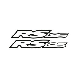 Honda RS 125 Style 3 Decals (2pc) - Lightweight Track Replica Graphics