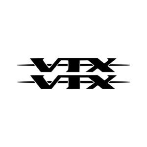 Honda VTX Cruiser Stickers Decals (2-Pack) - V-Twin Custom Build Style